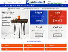Tablet Screenshot of meubelpootjes.nl